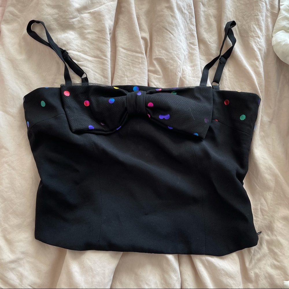 STAUD BOW CROP TOP